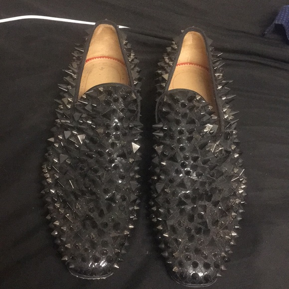 View of Christian Louboutin | Shoes | Christian Louboutin Spiked Dress Shoes 90 ...